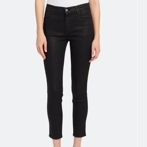J Brand Skinny Cropped Black Jeans